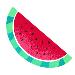 Slice of watermelon