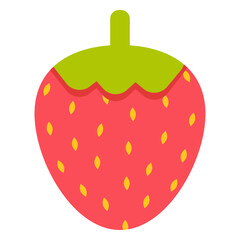 Strawberry fruit flat