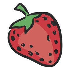 Strawberry fruit food icon