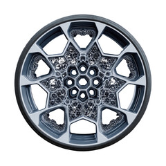 Obraz premium Complex, geometric wheel design