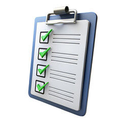 clipboard with checklist