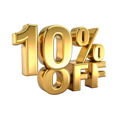 gold percent symbol