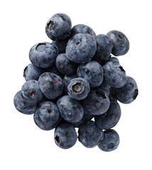 Fresh blueberries pile ready for a healthy snack or ingredient in various recipes
