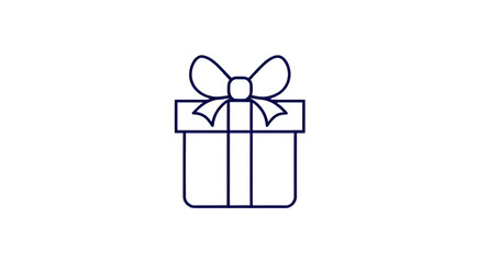 gift, box, icon, vector, present, illustration, surprise, celebration, birthday, christmas, new year, holiday, wrapped, ribbon, bow, decorative, symbol, design, flat, minimal, graphic, packaging, rewa