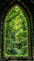 Naklejka premium Window to Nature