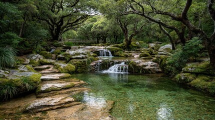 Fototapeta premium Waterfall in Forest