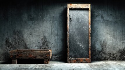 Old Furniture Against a Wall