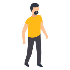 Beard man illustration