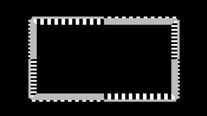Frame for game streaming video or webcam. Border for video.