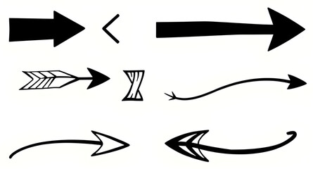 arrow silhouette, arrow line icons, black arrow set, white arrow set, arrow pack, graphic arrow icons, arrow design set, arrow pointer vector, navigation sign arrows, arrow outline icons, abstract arr