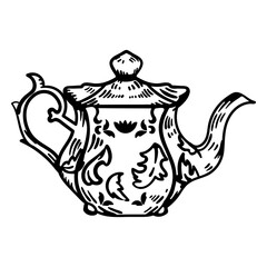Round teapot stroke