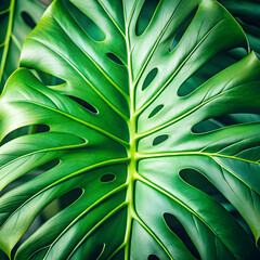 green leaves background