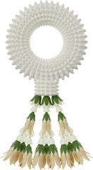 Traditional Thai Flower Hanging_3D Illustration