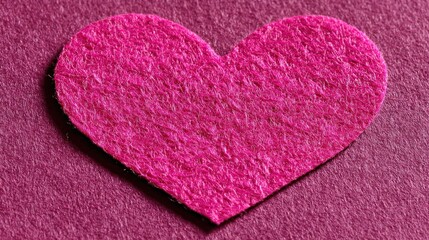 Obraz premium Pink Heart on Fuchsia