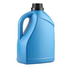 3d blue plastic jug with handle