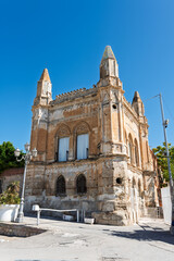 Palazzina dei Quattro Pizzi is located in the Arenella district of Palermo, it became the private residence of Vincenzo Florio. Palermo, Sicily, Italy.