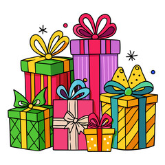 set of gift boxes