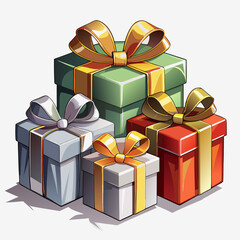 gift box with ribbon