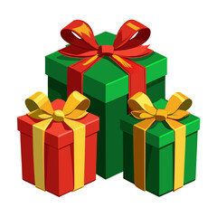 gift box isolated on white