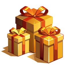 gift box isolated on white