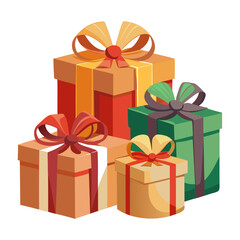 Fototapeta premium gift box with ribbon