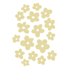 Bunch of white flowers