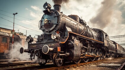 Obraz premium Chronos Express A Steampunk Odyssey (1)