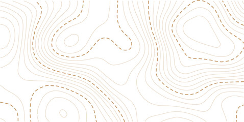 Luxury gold abstract line art background vector.  Mountain topographic map background with golden lines  texture, wallpaper design for wall arts, fabric , packaging , web, banner, app, wallpaper.