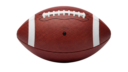 American football isolated on a transparent background