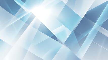 Obraz premium Abstract blue and white background with geometric shapes for modern design and presentation