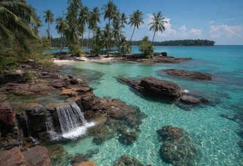 Obraz premium Tropical Beach Paradise