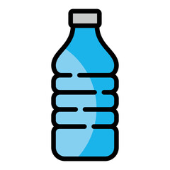 Bottled Water  Icon Element For Design