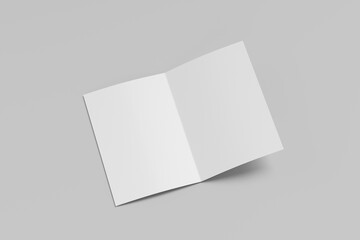 Bifold Blank Mockup