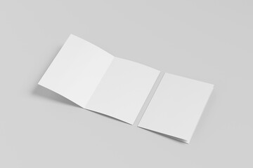 Bifold Blank Mockup