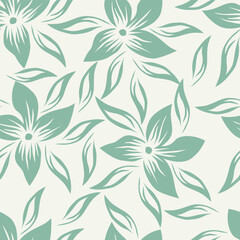 Beautiful ditsy floral pattern with cute abstract flowers Digital Dupatta Design and pattern