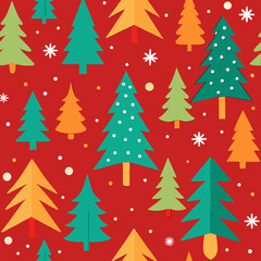 Obraz premium christmas trees background
