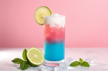 mojito cocktail with lime