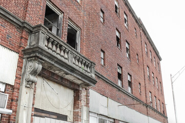 Obraz premium Muskogee Abandoned Balustrade 