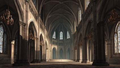 Fototapeta premium Chronos Cathedral Echoes of Tomorrow (1)