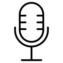 Microphone  Icon Element For Design