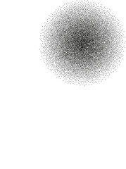 A stark, minimalist close-up of a solitary black dot, a perfect sphere of profound darkness, centered on an expansive and immaculate white field. The image is rendered with extreme precision, emphasi