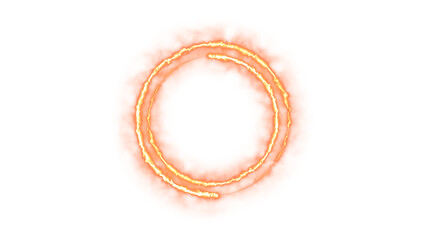 Transparent neon glowing circle. Circular light effect Isolated on transparent background. Colorful flare neon light ring element. glowing neon frame circle with Glowing Light Effect. Neon line 3d