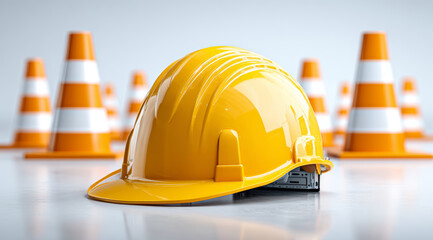 Construction site safety warning