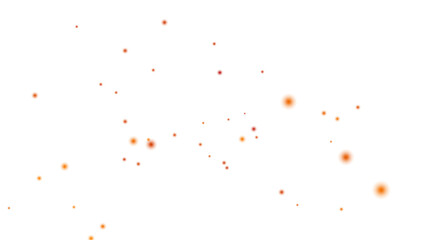 fire dust particles over transparent background overlay, Flying Fire Particles transparent background in png format. 3d render of fire embers, Fire flames isolated on white background