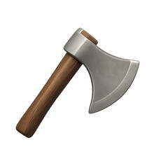 3D Axe Render | Weapon Icon | Digital Tool Design