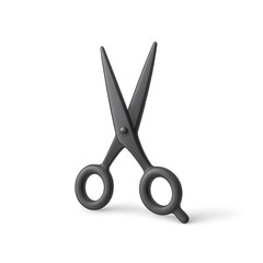 Scissors icon 3d render concept of pair of scissors icon vector illustration
