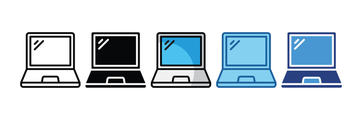 Laptop  Icon Element For Design