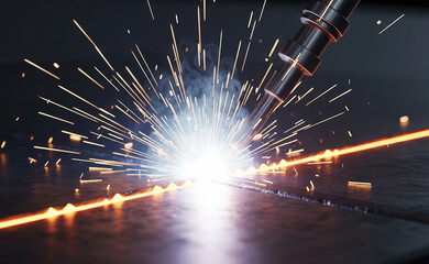 Labor Day Concept: The Welder's Craft.