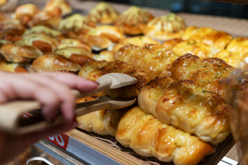 Freshly Baked Bread and Pastry Display