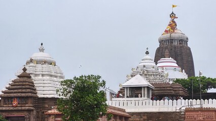 Jagannath temple at Puri, Odisha, India,  also known as Jagannath Dham of India. Jagannath Temple in Puri was initially built in the 12th century.